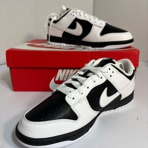 Nike Dunk Low Reverse Panda Black White Size 9.5 NEW Box